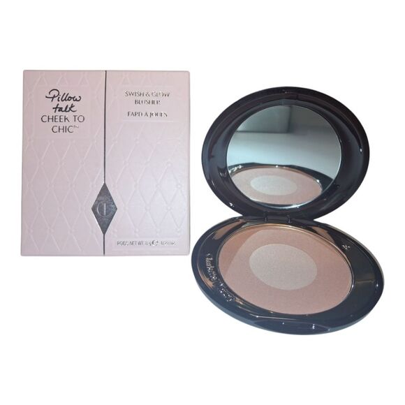 Charlotte Tilbury Pillow Talk Cheek To Chic Swish & Glow Pillow Talk New - Picture 1 of 7